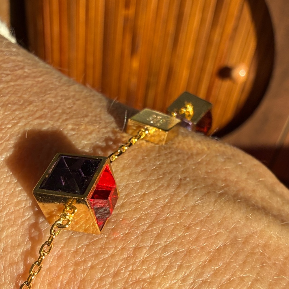 Louis Vuitton Gold and Multicolor Bracelet - Picture 9 of 9